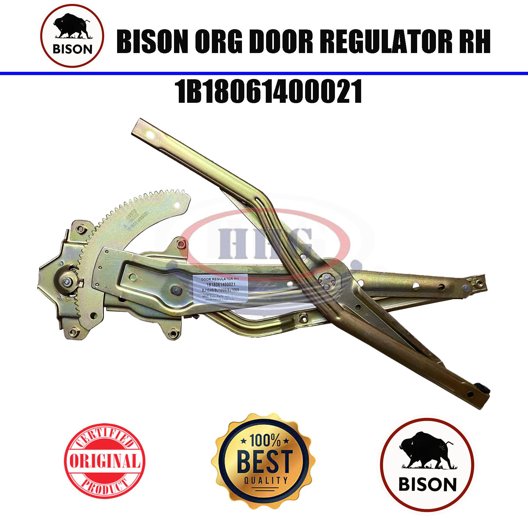 Bison Original BJ1049 BJ1059 BJ1069 Door Regulator RH (1B18061400021)